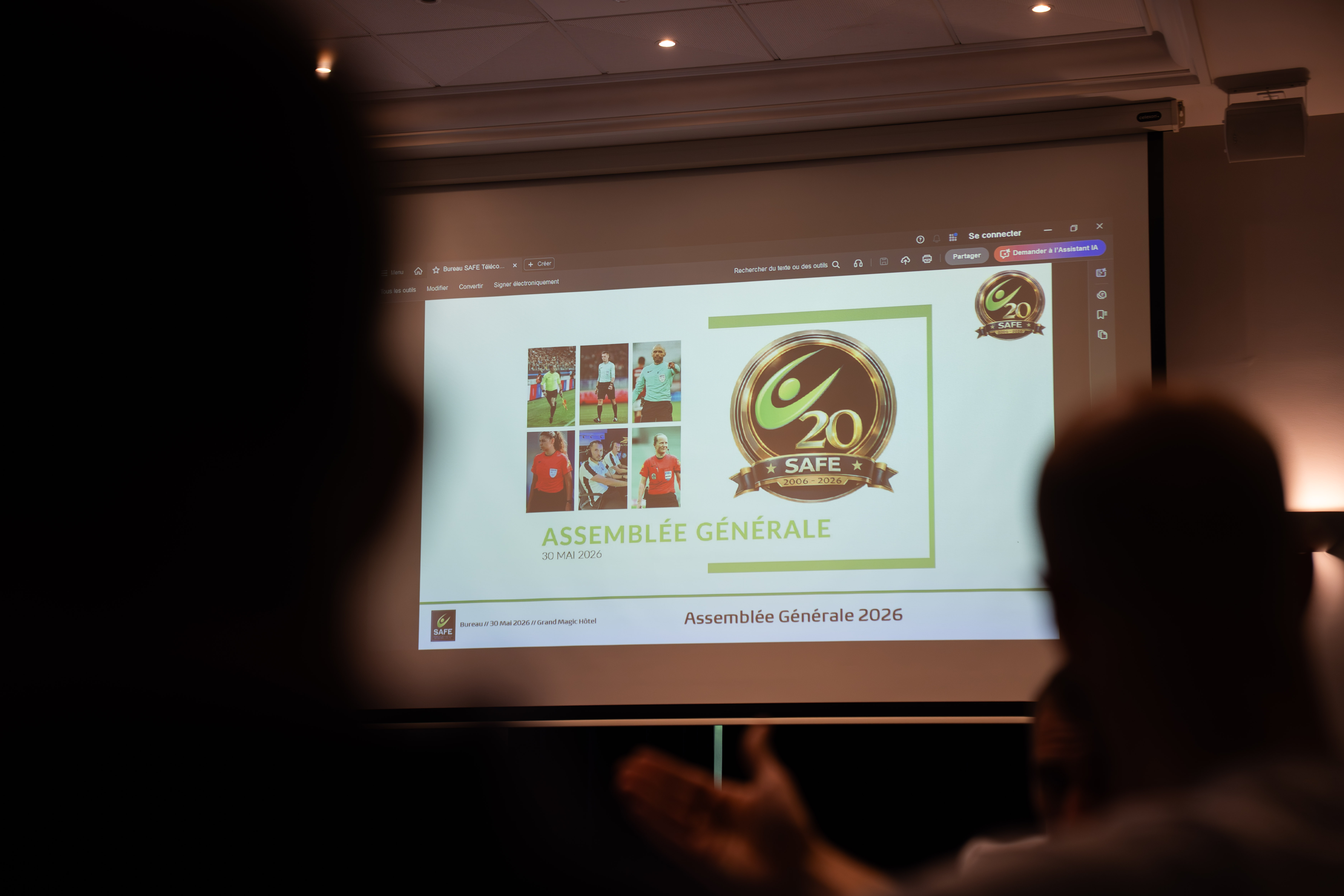 Assemblé générale du SAFE 